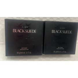 AVON BLACK SUEDE BAR SOAP 3.17 OZ (2PIECES)