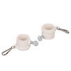 2 PCS Flag Mounting Rings Anti-Wrap Rotating Flagpole Hardware for