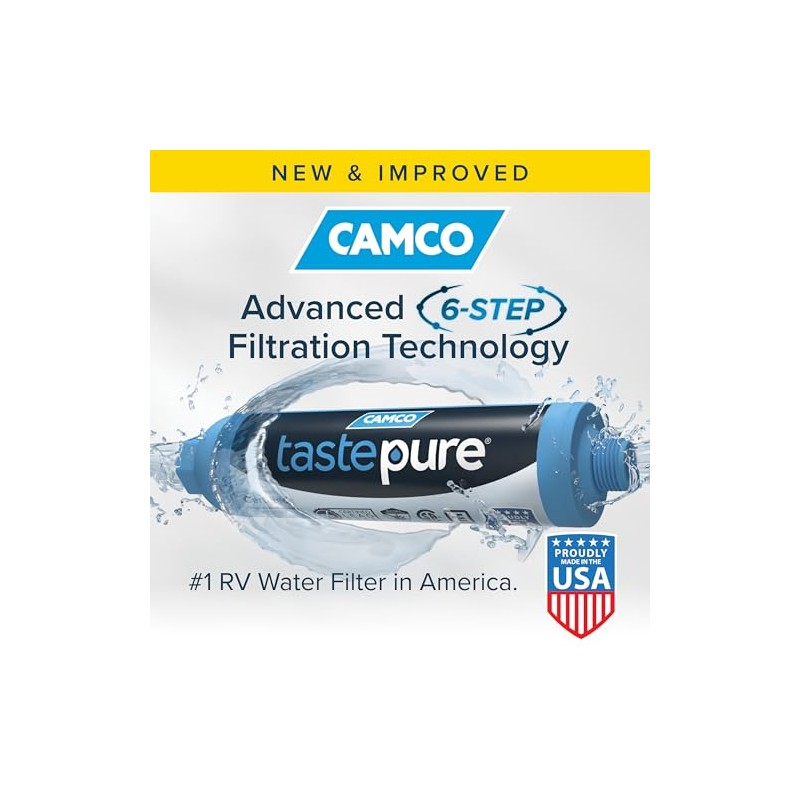 Camco Filtro de Agua TASTEPure 40043, Multicolor