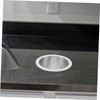CAXUSD Drop-in Stainless Steel Trash Chute Grommet Round Countertop Waste