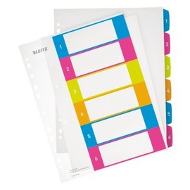 Leitz Wow Numbers Plastic Index