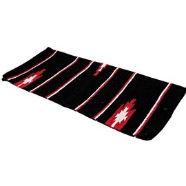AMKA Black | Pony Saddle Navajo Western Pad 26 x 26 inch, 66 x 66 cm| Western Pony Saddle Saddles/Saddle Blanket
