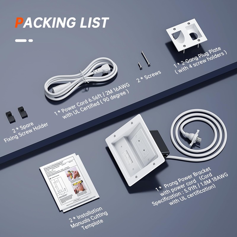 ZEXMTE in Wall Cable Management Kit, Cable Concealer Kit for