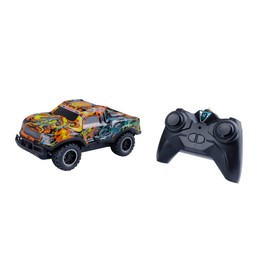 Revell Ghost Driver Remote Control Toy Car for Kids Light Up Toy 2.4GHz RC Cars Truck Gifts for 6 7 8 9 10 Years Old Boys Girls, Orange