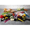 KUHN RIKON Colori+ Serrated Blade with Blade Guard Non-Stick Stainless