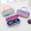 Cslbiuni Cute Rainbow Eyeglass Case Protector Hard Shell Protective Cases