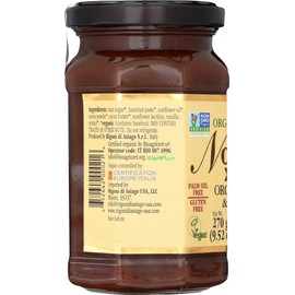 Rigoni Di Asiago Nocciolata DAIRY FREE Organic Hazelnut & Cocoa Spread, 8.82 oz Jar (Hazelnut Cocoa, 2 Pack)