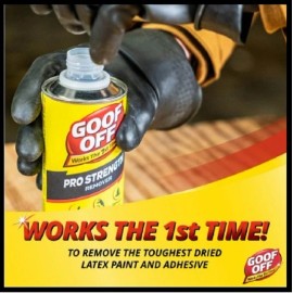Goof Off Professional Strength Remover – 16 fl. oz. - Latex Paint and Adhesive R