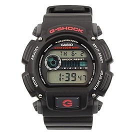 Casio G-Shock Men's Watch Dial Black Dial Resin Band Watch, DW-9052-1VDR, Black, Quartz Watch,Chronograph,Digital,Quartz Movement