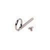 Alnicov 75mm Trumpet Valve Slide Finger Ring and screw for