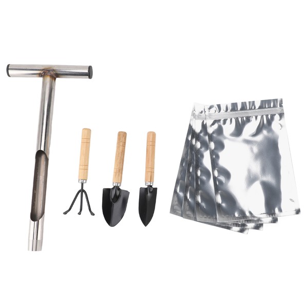 Soil Sample Probe Stainless Steel T Handle Soil Test Kits