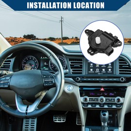 Partuto No.971573SAA0 HVAC Heater Blend Door Actuator for Hyundai Azera Elantra Sonata for Kia Forte Cadenza/Inner/Durable / 2 Pcs/Black