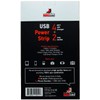 Power Strip Surge Protector by Artix NRGPower C300, 2 AC