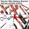 eBike Downtube Battery Mounting Adapter - Aluminium Alloy Plate Bracket