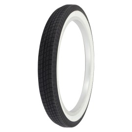 WESTWIND TIRE 20" X 2.125" BLACK/WHITE SIDEWALL TIRE W-007 S2