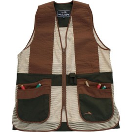 Wild Hare Shooting Gear Primer Mesh Shooting Vest, Forest Green and Brown, 2XL