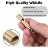 1PCS Loudest Brass Whistle Best Premium Emergency Whistle 125db+ One