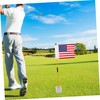 Sosoport Checkered Golf Flags for Practice Durable Mini Putting Green