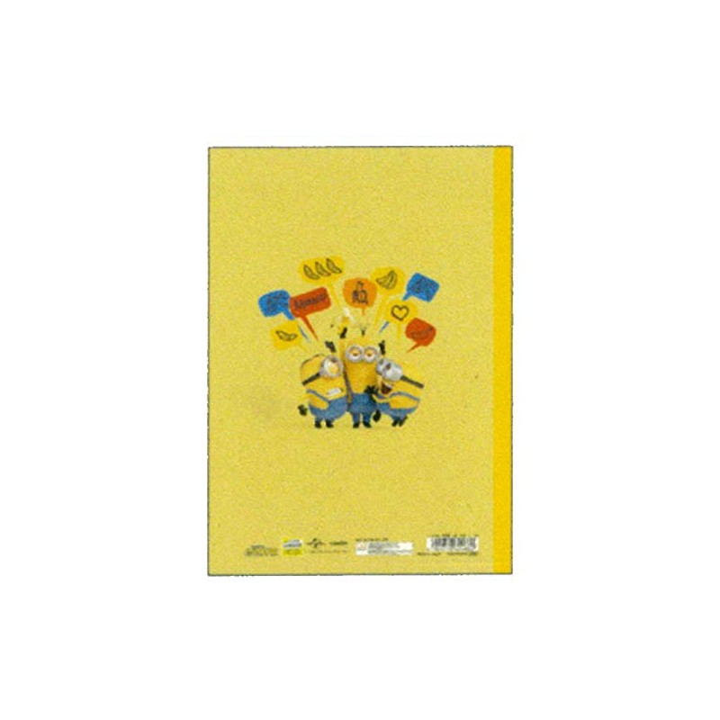 Sunstar Stationery Minions 2 Notebook, B5 Ruled, T-3D, Minions Fever