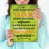 Metal Sign with Saying "Hund streicheln ist Glück" [Dog Stroke
