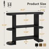 Gewudraw 39” Console Table with Storage, 3 Tier Entryway Table