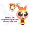 NEW 3D PVC Powerpuff Girls Blossom Keychain Bin RD1AL