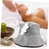 Baluue Gorros Sauna Portátiles Ducha Fieltro Ligeros Absorbentes