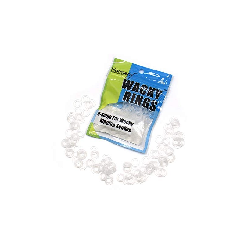 Wacky Rings (100 pk, Clear – O-Rings for Wacky Rigging