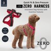 【Hakusan】 Zero Harness Mesh Series,Dog Harness, Padded, Adjustable,No Pull Design,