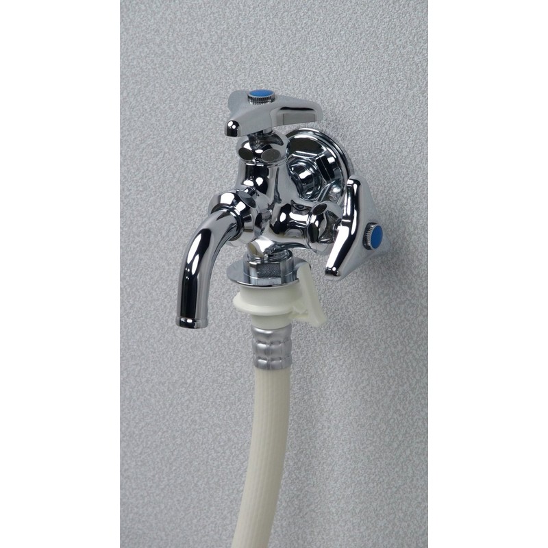Kakudai 704-108-13 Double Mouth Faucet for Washing Machines