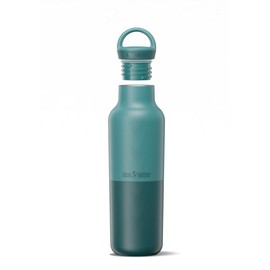 Klean Kanteen Rise 1011492 Classic Stainless Steel Vacuum Flask with Bow Loop Closure, Brittany Blue, Capacity: 20 oz