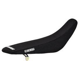 Enjoy Mfg 2020-2024 HONDA CRF 125 F SEAT COVER by Enjoy MFG ALL BLACK FULL GRIPPER #234