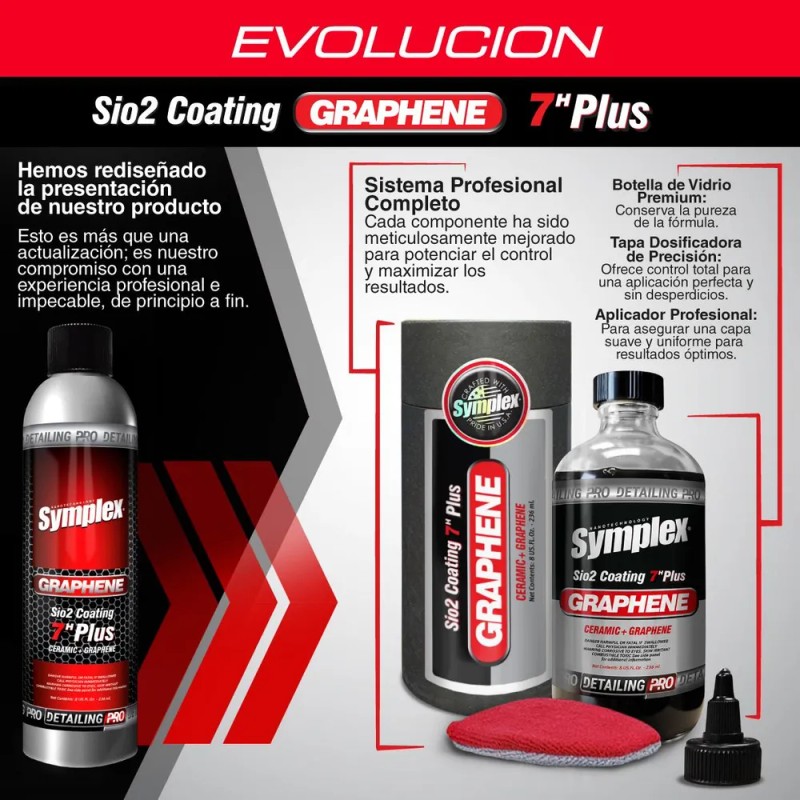 Symplex Spartan Graphene Coating 7h Grafeno Ceramico 236 Ml