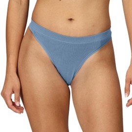 ExOfficio Women's Everyday Thong – Breathable, Lightweight Travel Underwear, Pond Blue