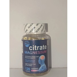 NATURE'S LIVE Magnesium Citrate 1000mg  Vegan Capsules Bones Health Support