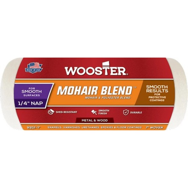 FixtureDisplays Wooster R207 7" x 1/4" Nap Mohair Blend Roller