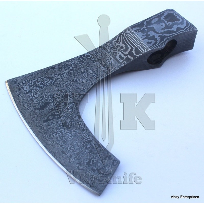 Damascus Steel Axe Hatchet Head
