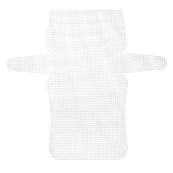sourcing map 4Pcs Plastic Mesh Canvas Sheet 6 Count 33.5cm/