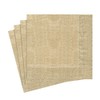 Caspari Moiré Paper Luncheon Napkins in Gold - Two Packs
