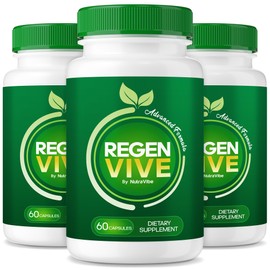 (3 Pack) Regenvive – Original RegenVive Formula with Naturally Derived Ingredients to Support Healthy Circulation, Natural Flow & Everyday Balance | Easy-to-Swallow Pills (180 Capsules)