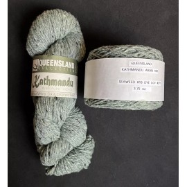 Queensland Collection KATHMANDU ARAN 100 Green SEAWEED #18 Wool/Silk/Cash