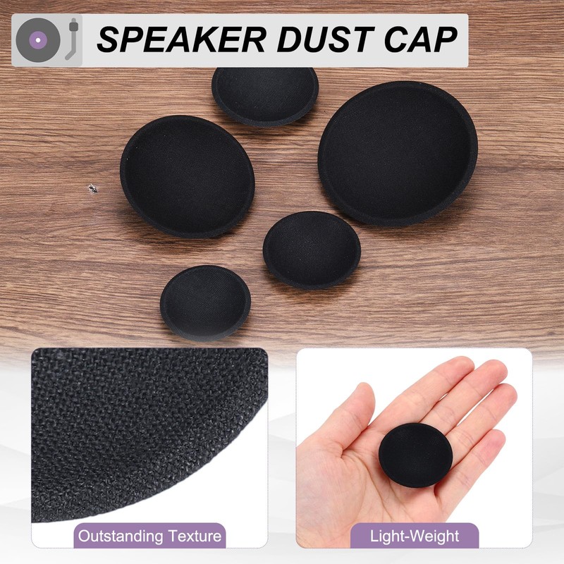 sourcing map 4 Pcs Speaker Dust Cap 38mm/1.5" Outer Diameter