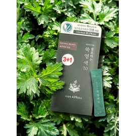 Mugwort Dyeing with Water 7.0 Natural Brown [10gx4] Special Set / 물로하는 쑥염색7.0 내추럴브라운 [10gx4]기획세트