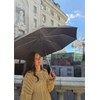 Fulton Fulton Stowaway Deluxe Black Unisex_Adult Umbrella Deluxe Black One
