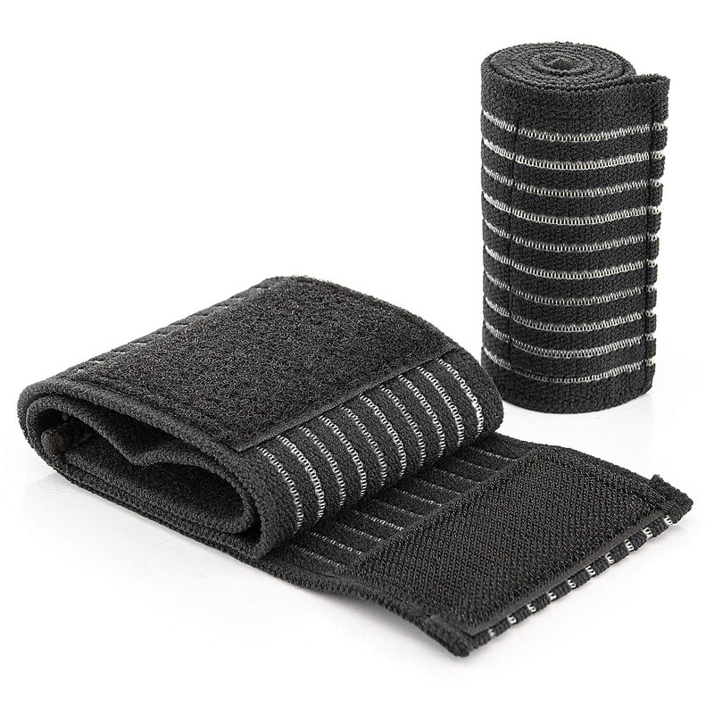 1 Pair Elastic Wrist Bandage with Velcro for Support and
