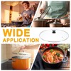 uxcell Universal Tempered Glass Pan Lid, Replacement Cooking Pot Lid
