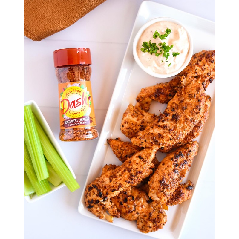 Dash Salt-Free Seasoning Blend, Southwest Chipotle, 2.5 Ounce (Pack of