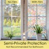 STATINT Stained Glass Window Privacy Film,UV Blocking Window Clings,Rainbow Static