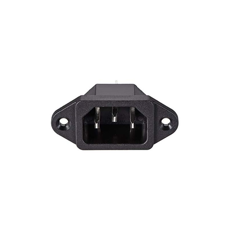 uxcell C14 Panel Mount Plug Adapter AC 250V 10A /5A