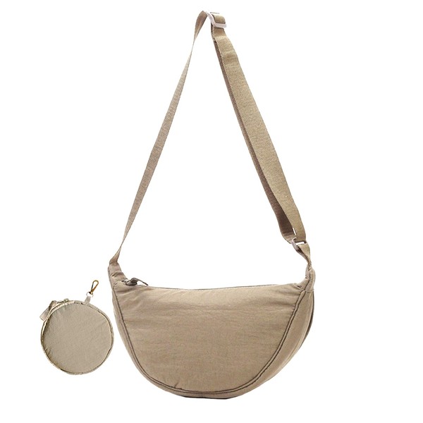 ZENGSING Women's Half Moon Crossbody Shoulder Bag, Hobo Halfmoon Bag,